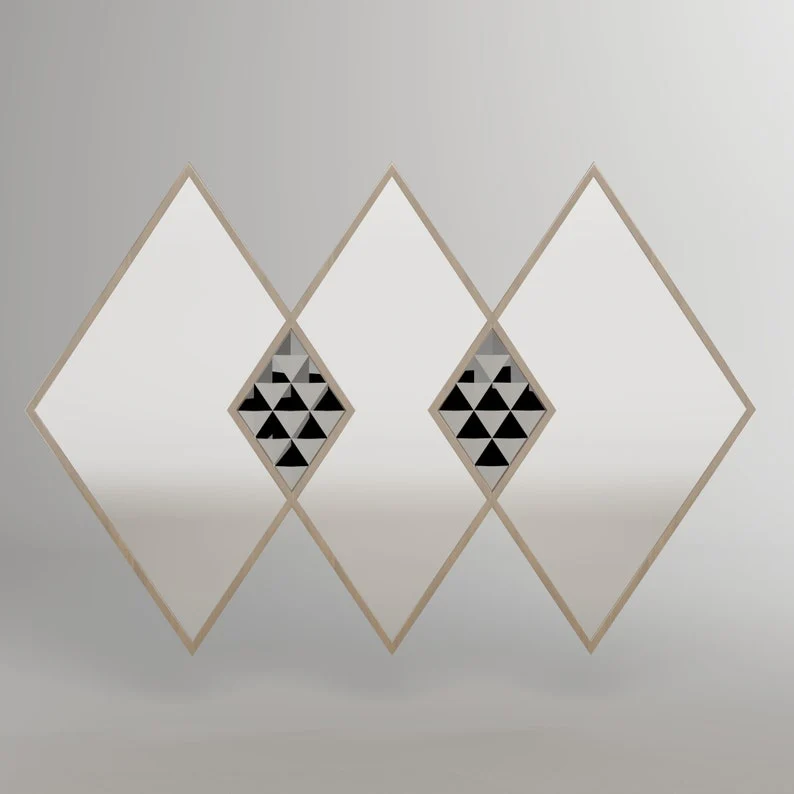 Geometrical Designer Wall Mounted Vanity Mirror - Image 6
